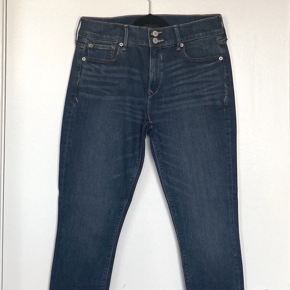 Express Cropped Legging Mid Rise Jeans / Size 8 - Picture 1 of 8